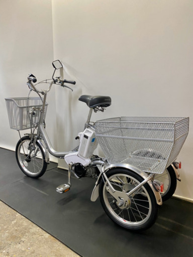 関東全域送料無料 保証付き ブリヂストン アシスタ ワゴン 三輪 12.8ah デジタル 電動自転車