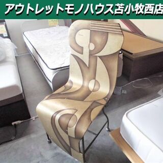 チェア アンティーク風 モダン アートデザイン 幅45x奥行52...