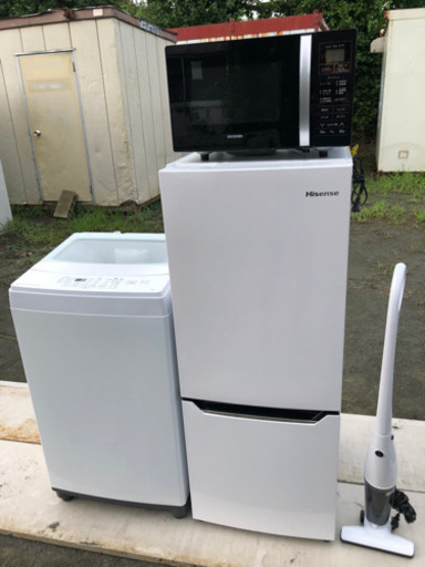 高年式家電製品 送料格安 家電4点セット 取付設置無料