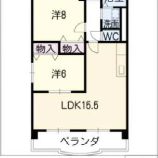 🌸 人気の２ＬＤＫ✨広々ベランダ付き・wi-fi無料‼️ 🌸コン...
