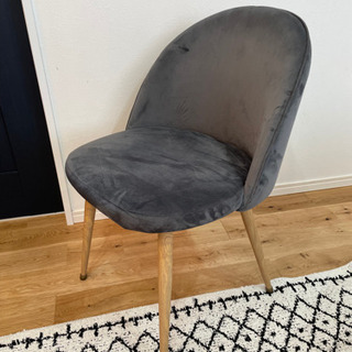 グレー　チェアー　お値下げの画像