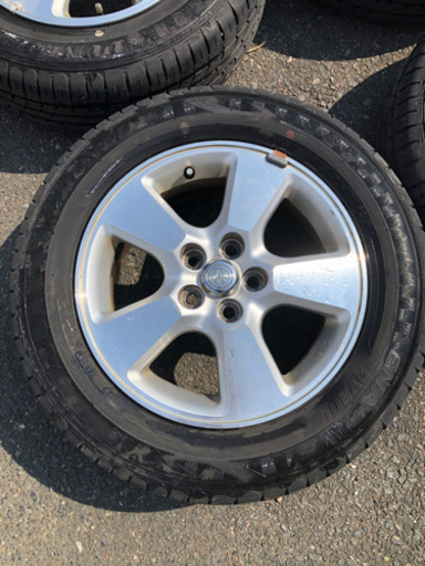 ウィッシュ ZNE10 純正アルミホイール バリ山タイヤ付 4本セット