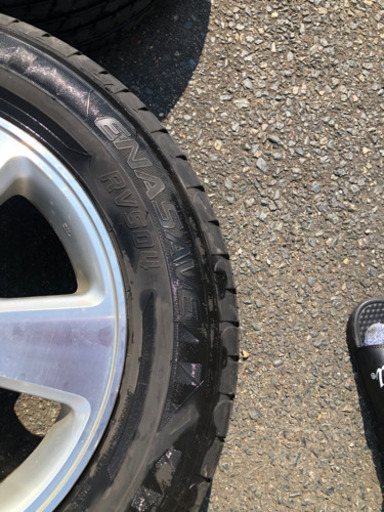 ウィッシュ ZNE10 純正アルミホイール バリ山タイヤ付 4本セット