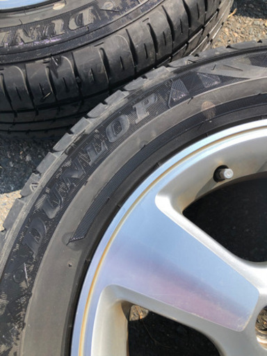 ウィッシュ ZNE10 純正アルミホイール バリ山タイヤ付 4本セット