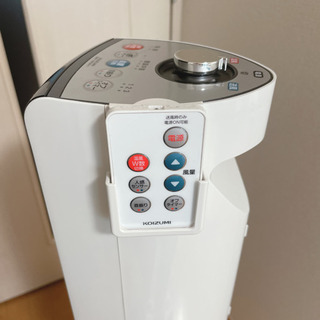 【美品 コイズミ 扇風機】扇風機 ファンヒーター タワーファン 温風 送風 コイズミ (KHF-1212) 扇風機&ヒーターの画像