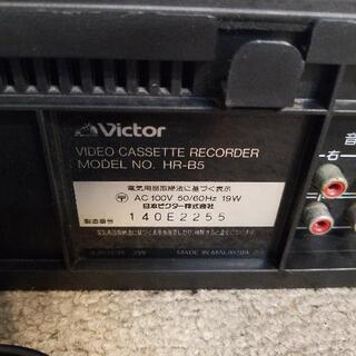 ジャンク品 Victor ビデオデッキ HR-B5の画像