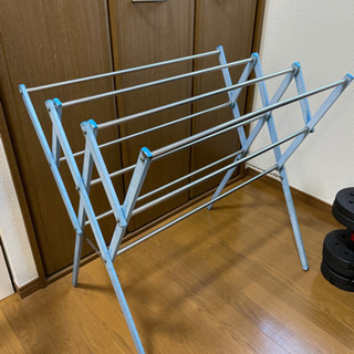 洗濯物干し　折り畳み式の画像