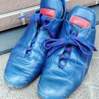 ★SALE★☆USED☆　ブルー・MENSスニーカー（LOUIS VUITTON）