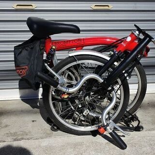 BROMPTON(ブロンプトン)　折り畳み小径車　内装3速　つくば市まで引取り限定でお願いします。の画像