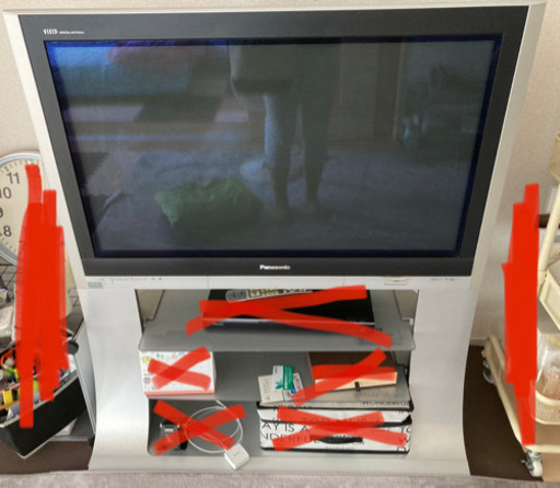 9月までSALE！Panasonic 37インチテレビと専用テレビ台セット