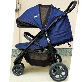 配達可★PayPay対応★joie ジョイ― 【KATOJI カトージ】Litetrax ライトトラックス A型ベビーカー バギー ブラック×ネイビーの画像