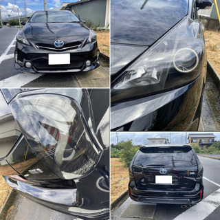 トヨタ プリウスα 1.8 S Lセレクション 車検付★ETC★ナビ★モデリスタの画像
