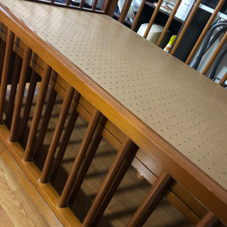 ベビーベット　木製　中古の画像