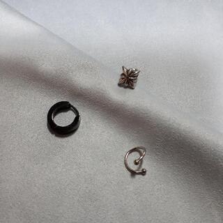メンズ向けピアス3点セットの画像