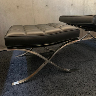 バルセロナチェア　オットマン付き　リプロダクト品の画像