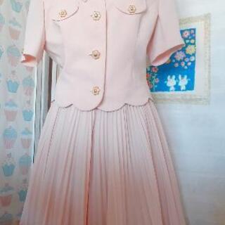 【お取引完了】🌸桜色マカロンピンクのセットアップスーツ🌸　9号