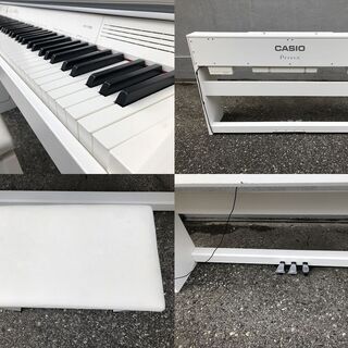 ★動作〇★ 電子ピアノ CASIO Privia PX-750 WE カシオ 88鍵盤 椅子付の画像