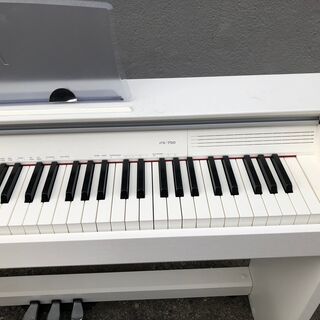 ★動作〇★ 電子ピアノ CASIO Privia PX-750 WE カシオ 88鍵盤 椅子付の画像