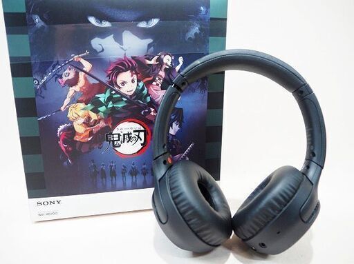 【苫小牧バナナ】SONY/ソニー WH-XB700 B ワイヤレスステレオヘッドセット 鬼滅の刃コラボモデル 炭治郎＆禰豆子モデル 動作品♪