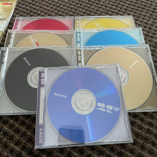 DVD-ＲＷ9枚とDVD-R9枚の画像