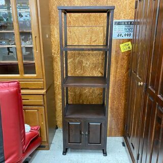 【愛品館 江戸川店】北海道民芸家具 四方棚 飾り棚 ID:155-017956-007の画像