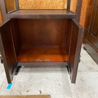 【愛品館 江戸川店】北海道民芸家具 四方棚 飾り棚 ID:155-017956-007の画像