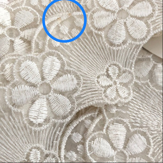 【ネット決済・配送】カネボウ　レース　オフホワイト　白　花柄　Kanebo lace カネボー　アンティーク　フレンチ　ニードルポイント　フリル　フリフリ　手芸　ハンドメイド　リボン　 Handmade white lace antique French needlepoint ribbon frillの画像