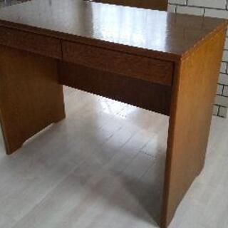 【取引中】①木製デスク 差し上げます