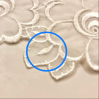 【ネット決済・配送】カネボウ　レース　オフホワイト　白　バラ　花柄　Kanebo lace カネボー　アンティーク　フレンチ　ニードルポイント　フリル　フリフリ　手芸　ハンドメイド　リボン　幅広 Handmade white lace antique French needlepoint ribbon frill の画像