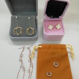 449◇未使用◇✦バラエティ✦ピアス4点セット