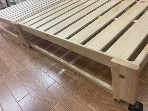 エムール 日本製 ひのき 折りたたみベッド  ロータイプ シングル ベッド 折りたたみベッド すのこベッド ベッドフレーム