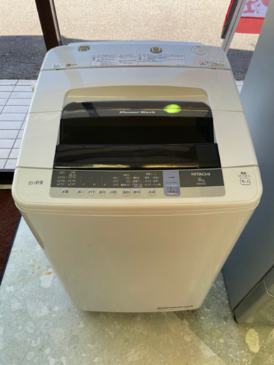日立　8キロ洗濯機　白い約束　2019年製　　リサイクルショップ宮崎屋　住吉店　　21.8.4