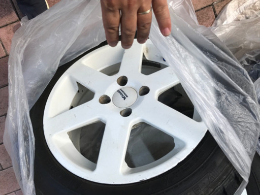 売約済　白色ホイール　シュミットモータースポーツ4本です。