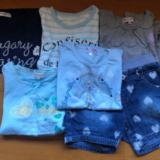 女の子140 6着