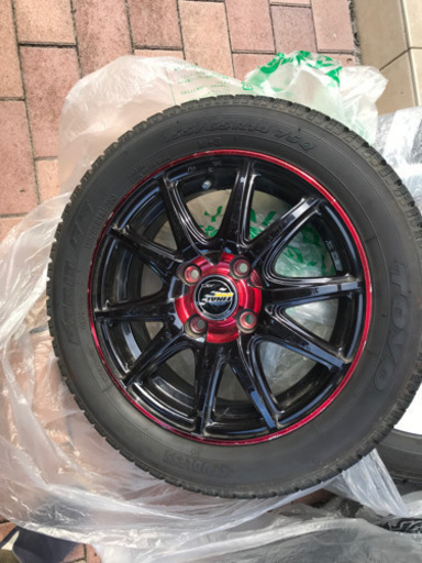 売約済　価格見直し　軽自動車サイズ　冬タイヤほぼ使用してません　4本セット