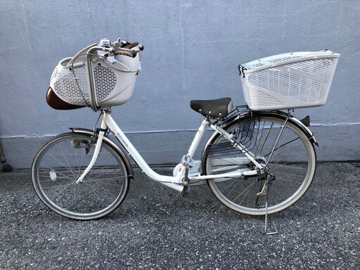 ★乗車〇★ 子供乗せ 自転車 Petit Maman 24インチ 3段ギヤ ママチャリ