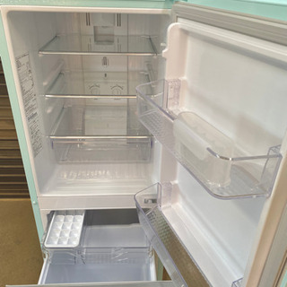 【お取引先確定済み】DAEWOO 大宇電子 2ドア冷凍冷蔵庫 150L DR-C15AM アクアミント 2018年製の画像