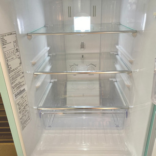 【お取引先確定済み】DAEWOO 大宇電子 2ドア冷凍冷蔵庫 150L DR-C15AM アクアミント 2018年製の画像