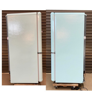 【お取引先確定済み】DAEWOO 大宇電子 2ドア冷凍冷蔵庫 150L DR-C15AM アクアミント 2018年製の画像