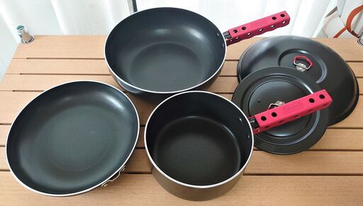 ☆【美品】コールマン　アルミクッカーセット☆