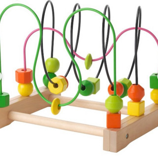 4【ベビー用品・木製おもちゃ】IKEA ビーズコースター