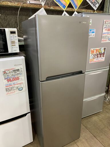 【愛品館市原店】DAEWOO 2019年製 243L 2ドア冷蔵庫 DR-T24GS 【管理IR013485-104】