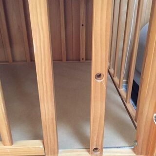 取引中【難ありですが】ミニベビーベッド 【使用に問題なし】の画像