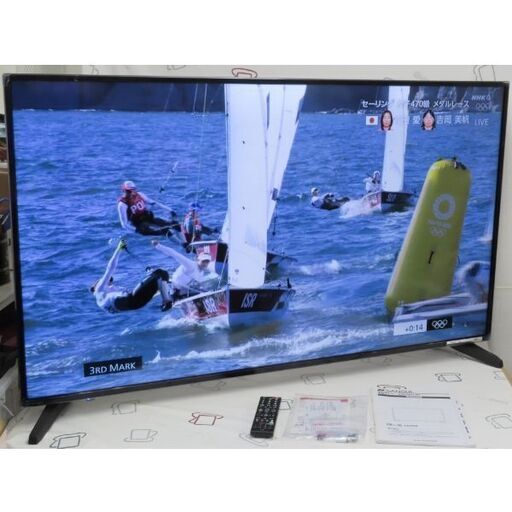 ♪SANSUI 4K 液晶テレビ 55型 SDU551-B1 2018年 札幌♪