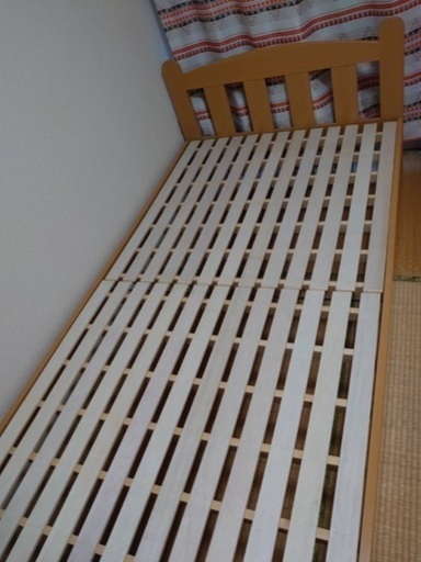 【引取限定】シングルすのこベッド