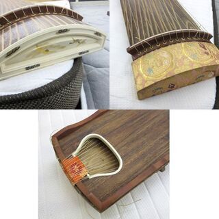 現状品 和楽器 琴 13弦 （2弦切れ） 全長183cm 弦楽器 お琴 本体のみ 札幌 厚別店の画像