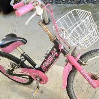 18インチ 子供用自転車  補助無し練習にも。