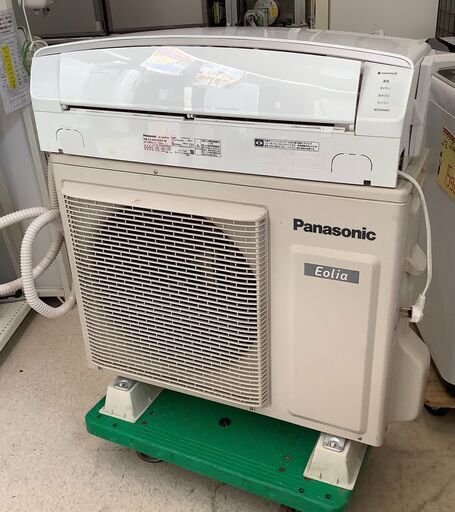 ☆★値下げしました★☆【基本工事費込み！】Panasonic/パナソニック ルームエアコン 5.6kW 15～23畳用 2017年製 CS-567CEX2-W 冷房/暖房 室外機・リモコン付 200V【ユーズドユーズ名古屋天白店】 J982