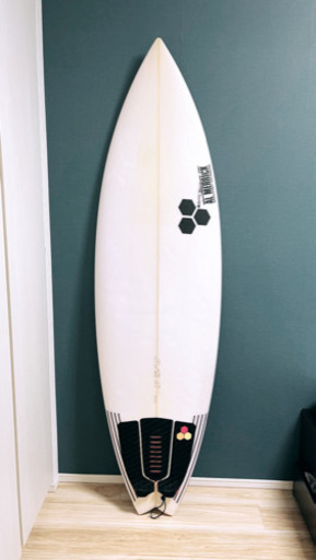 美品　アルメリック ロケットナイン6.2 37.5L サーフボード トライフィン