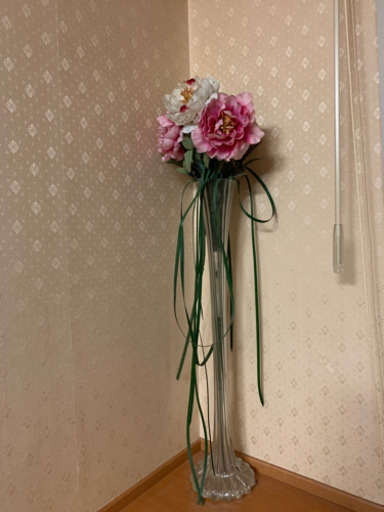 高さ60センチの大きめ花瓶